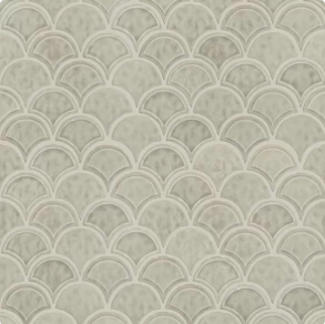 Taupe Fan - ceramic tile